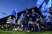 23 September 2016; Leinster captain Isa Nacewa with matchday mascots Robert O'Brien, left, from Rathfarnham, and Rory Wallace, from Dundalk, Co. Louth, ahead of the Guinness PRO12, Round 4, match between Leinster and Ospreys at the RDS Arena in Dublin. Photo by Ramsey Cardy/Sportsfile