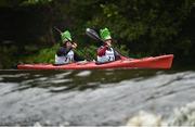24 September 2016; Gildas and Nathaniel Laplaud in action during the The 57th International Liffey Descent on the River Liffey in Dublin. Photo by Sportsfile