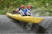 24 September 2016; Alister Land and Stuart Hayes in action during the The 57th International Liffey Descent on the River Liffey in Dublin. Photo by Sportsfile