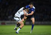 23 September 2016; Garry Ringrose of Leinster puts in a tackle on Ben John of Ospreys during the Guinness PRO12 Round 4 match between Leinster and Ospreys at the RDS Arena in Dublin. Photo by Stephen McCarthy/Sportsfile