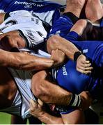 23 September 2016; A general view of a scrum during the Guinness PRO12 Round 4 match between Leinster and Ospreys at the RDS Arena in Dublin. Photo by Ramsey Cardy/Sportsfile