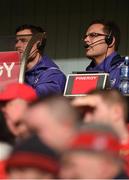 24 September 2016; Munster director of rugby Rassie Erasmus, right, and technical coach Felix Jones during the Guinness PRO12 Round 4 match between Munster and Edinburgh Rugby at Thomond Park in Limerick. Photo by Diarmuid Greene/Sportsfile