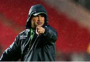 24 September 2016; Connacht head coach Pat Lam ahead of the Guinness PRO12 Round 4 match between Scarlets and Connacht at Parc Y Scarlets, Llanelli in Wales. Photo by Chris Fairweather/Sportsfile