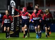 23 September 2016; Action from the Bank of Ireland Half-Time Mini Games featuring Dundalk RFC and Old Wesley RFC during the Guinness PRO12, Round 4, match between Leinster and Ospreys at the RDS Arena in Dublin. Photo by Ramsey Cardy/Sportsfile