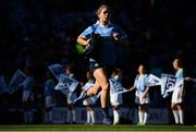 25 September 2016; Noelle Healy of Dublin runs out onto the field ahead of the Ladies Football All-Ireland Senior Football Championship Final match between Cork and Dublin at Croke Park in Dublin.  Photo by Seb Daly/Sportsfile