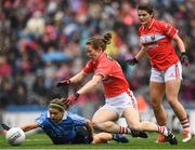 25 September 2016; Noelle Healy of Dublin in action against Rena Buckley of Cork during the Ladies Football All-Ireland Senior Football Championship Final match between Cork and Dublin at Croke Park in Dublin. Photo by Brendan Moran/Sportsfile
