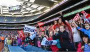 25 September 2016; A general view of a portion of the record attendance of 35,445 during the Ladies Football All-Ireland Senior Football Championship Final match between Cork and Dublin at Croke Park in Dublin. Photo by Brendan Moran/Sportsfile