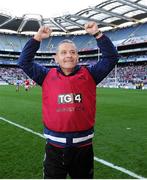 25 September 2016; Cork manager Ephie Fitzgerald celebrates his side's victory following the Ladies Football All-Ireland Senior Football Championship Final match between Cork and Dublin at Croke Park in Dublin.  Photo by Seb Daly/Sportsfile
