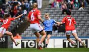 25 September 2016; Carla Rowe of Dublin shoots for a point which was subsequently given as a wide during the Ladies Football All-Ireland Senior Football Championship Final match between Cork and Dublin at Croke Park in Dublin.  Photo by Brendan Moran/Sportsfile