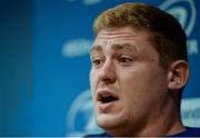 26 September 2016; Tadhg Furlong of Leinster during a press conference at UCD in Belfield, Dublin. Photo by Seb Daly/Sportsfile