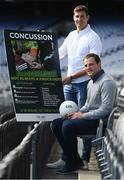 26 September 2016; Bon Secours Health System and UMPC, the leader in concussion worldwide, have come together with the GAA to present Ireland's first Concussion Symposium which takes place in Croke Park on Saturday October 8, 2016. The event will feature a panel discussion involving some of the GAA's leading players, including Donegal footballer Michael Murphy and Tipperary hurler Seamus Callinan, and their own experiences of concussion. The National Concussion Symposium will take place in Croke Park on Saturday October 8th in Croke Park hosted by UPMC and the Bon Secours Health System in association with the GAA and those wishing to atttend can regiser their interest by email to gillian@investnet.ie or by calling 017008508. In attendance at the briefing are Seamus Callinan, left, of Tipperary and Michael Murphy of Donegal. Photo by Brendan Moran/Sportsfile