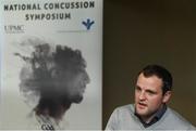 26 September 2016; Bon Secours Health System and UMPC, the leader in concussion worldwide, have come together with the GAA to present Ireland's first Concussion Symposium which takes place in Croke Park on Saturday October 8, 2016. The event will feature a panel discussion involving some of the GAA's leading players, including Donegal footballer Michael Murphy and Tipperary hurler Seamus Callinan, and their own experiences of concussion. The National Concussion Symposium will take place in Croke Park on Saturday October 8th in Croke Park hosted by UPMC and the Bon Secours Health System in association with the GAA and those wishing to atttend can regiser their interest by email to gillian@investnet.ie or by calling 017008508. In attendance at the briefing is Michael Murphy of Donegal. Photo by Brendan Moran/Sportsfile