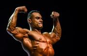 26 September 2016; Victor Bortocetto, winner of the National Amateur Body Building Association's Mr. Ireland Physique Competition at the Olympia Theatre in Dublin. Photo by David Fitzgerald/Sportsfile