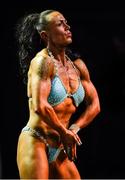 26 September 2016; Loretta Mannering competing in the Trained Figure class at the National Amateur Body Building Association's Mr. Ireland Physique Competition at the Olympia Theatre in Dublin. Photo by David Fitzgerald/Sportsfile