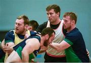 26 September 2016; James Cannon of Connacht, second from right, with team-mates during squad training at NUIG in Galway. Photo by Sam Barnes/Sportsfile