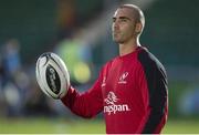 23 September 2016; Ruan Pienaar of Ulster ahead of the Guinness PRO12 Round 4 match between Glasgow Warriors and Ulster at Scotstoun Stadium in Glasgow. Photo by Paul Devlin/Sportsfile