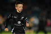 23 September 2016; Action from the Bank of Ireland Half-Time Mini Games featuring Dundalk RFC and Old Wesley RFC during the Guinness PRO12, Round 4, match between Leinster and Ospreys at the RDS Arena in Dublin. Photo by Piaras Ó Mídheach/Sportsfile