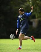 26 September 2016; Robbie Henshaw during Leinster squad training at UCD in Belfield, Dublin. Photo by Stephen McCarthy/Sportsfile