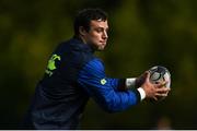 26 September 2016; Robbie Henshaw during Leinster squad training at UCD in Belfield, Dublin. Photo by Stephen McCarthy/Sportsfile