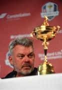 26 September 2016; Europe team captain Darren Clarke ahead of The 2016 Ryder Cup Matches at the Hazeltine National Golf Club in Chaska, Minnesota, USA. Photo by Ramsey Cardy/Sportsfile