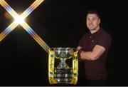 27 September 2016; At the launch of Aviva’s sponsorship of the FAI Junior Cup for the 2016/2017 season is Brian Gartland of Dundalk FC. This is Aviva’s 5th year sponsoring the FAI Junior Cup, the largest amateur football competition in Europe with over 600 teams beginning on the #RoadToAviva this weekend. Aviva’s sponsorship ensures the Final will be played at the Aviva Stadium next May while they have also launched the “Put Your Name on It” campaign which encourages clubs to put their name on the competition in different ways to be in with a chance to secure unique prizes for their clubs including High Performance Training Sessions and Training & Match Video Analysis. For more information log on to www.aviva.ie/faijuniorcup #RoadToAviva. Aviva Stadium in Dublin. Photo by Brendan Moran/Sportsfile