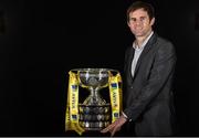 27 September 2016; At the launch of Aviva’s sponsorship of the FAI Junior Cup for the 2016/2017 season is former Republic of Ireland international Kevin Kilbane. This is Aviva’s 5th year sponsoring the FAI Junior Cup, the largest amateur football competition in Europe with over 600 teams beginning on the #RoadToAviva this weekend. Aviva’s sponsorship ensures the Final will be played at the Aviva Stadium next May while they have also launched the “Put Your Name on It” campaign which encourages clubs to put their name on the competition in different ways to be in with a chance to secure unique prizes for their clubs including High Performance Training Sessions and Training & Match Video Analysis. For more information log on to www.aviva.ie/faijuniorcup #RoadToAviva. Aviva Stadium in Dublin. Photo by Brendan Moran/Sportsfile