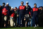 27 September 2016; USA captain Davis Love III arrives for the team photocalls at The 2016 Ryder Cup Matches at the Hazeltine National Golf Club in Chaska, Minnesota, USA. Photo by Ramsey Cardy/Sportsfile