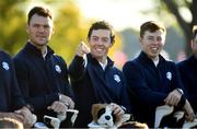 27 September 2016; Europe vice-captain Padraig Harrington during the team photocalls at The 2016 Ryder Cup Matches at the Hazeltine National Golf Club in Chaska, Minnesota, USA. Photo by Ramsey Cardy/Sportsfile