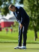 27 September 2016; Sergio García of Europe on the 3rd green during a practice session ahead of The 2016 Ryder Cup Matches at the Hazeltine National Golf Club in Chaska, Minnesota, USA. Photo by Ramsey Cardy/Sportsfile