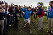 27 September 2016; Singer Niall Horan of Europe during the Celebrity Matches at The 2016 Ryder Cup Matches at the Hazeltine National Golf Club in Chaska, Minnesota, USA. Photo by Ramsey Cardy/Sportsfile