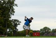 27 September 2016; Singer Niall Horan of Europe during the Celebrity Matches at The 2016 Ryder Cup Matches at the Hazeltine National Golf Club in Chaska, Minnesota, USA. Photo by Ramsey Cardy/Sportsfile