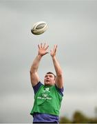 28 September 2016; Peter O'Mahony of Munster in action in a lineout during Munster Rugby Squad Training at University of Limerick in Limerick. Photo by Diarmuid Greene/Sportsfile