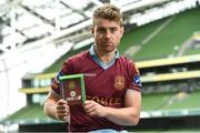 28 September 2016;  Vinny Faherty, Galway United pictured with his FIFA 17 SSE Airtricity League Club Pack. Featuring the individual club crest of all 12 Premier Division teams, Irish fans from across the country can show their support and download this special sleeve for free when the game launches this #FIFA17THURSDAY.  Photo by David Maher/Sportsfile