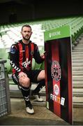 28 September 2016; Kurtis Byrne, Bohemians FC, pictured with his FIFA 17 SSE Airtricity League Club Pack. Featuring the individual club crest of all 12 Premier Division teams, Irish fans from across the country can show their support and download this special sleeve for free when the game launches this #FIFA17THURSDAY.  Photo by David Maher/Sportsfile