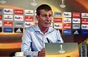 28 September 2016; Manager of Dundalk Stephen Kenny in attendance during a Dundalk Press Conference at Tallaght Stadium in Dublin. Photo by David Maher/Sportsfile