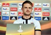 28 September 2016; Dane Massey of Dundalk in attendance during a Dundalk Press Conference at Tallaght Stadium in Dublin. Photo by David Maher/Sportsfile