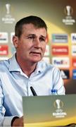 28 September 2016; Manager of Dundalk Stephen Kenny in attendance during a Dundalk Press Conference at Tallaght Stadium in Dublin. Photo by David Maher/Sportsfile