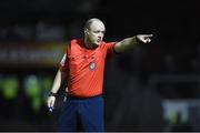 27 September 2016; Referee Graham Kelly during the SSE Airtricity League Premier Division match between St Patrick's Athletic and Sligo Rovers at Richmond Park in Dublin. Photo by Matt Browne/Sportsfile