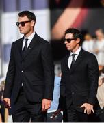 29 September 2016; Martin Kaymer, left and Rory McIlroy of Europe for the opening ceremony ahead of The 2016 Ryder Cup Matches at the Hazeltine National Golf Club in Chaska, Minnesota, USA Photo by Ramsey Cardy/Sportsfile