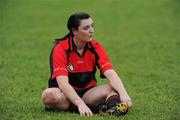 6 February 2011; A dejected Ciara Storey, Oulart-the-Ballagh, after the match. All-Ireland Senior Camogie Club Championship Semi-Final, Killimor v Oulart-the-Ballagh, Duggan Park, Ballinasloe, Co. Galway. Picture credit: Brian Lawless / SPORTSFILE
