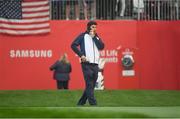 30 September 2016; Europe vice-captain Padraig Harrington during the morning Foursomes Matches at The 2016 Ryder Cup Matches at the Hazeltine National Golf Club in Chaska, Minnesota, USA. Photo by Ramsey Cardy/Sportsfile