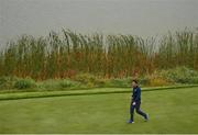 30 September 2016; Rory McIlroy of Europe makes his way along the 7th fairway during the morning Foursomes Match against Phil Mickelson and Rickie Fowler of USA at The 2016 Ryder Cup Matches at the Hazeltine National Golf Club in Chaska, Minnesota, USA. Photo by Ramsey Cardy/Sportsfile