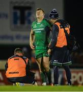 30 September 2016; Peter Robb of Connacht is attended to by medics after the Guinness PRO12 Round 5 match between Connacht and Edinburgh Rugby at the Sportsground in Galway.  Photo by Piaras Ó Mídheach/Sportsfile