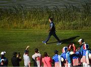 30 September 2016 Rory McIlroy of Europe walks along the 7th fairway during the Fourball Match against Dustin Johnson and Matt Kuchar of USA at The 2016 Ryder Cup Matches at the Hazeltine National Golf Club in Chaska, Minnesota, USA. Photo by Ramsey Cardy/Sportsfile