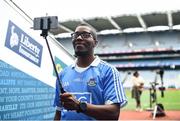 1 October 2016; Anthony Currie, from Phoenix, Arizona, USA, takes a selfie before the GAA Football All-Ireland Senior Championship Final Replay match between Dublin and Mayo at Croke Park in Dublin. Photo by David Maher/Sportsfile