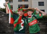 1 October 2016; Mayo supports Vincent McManaman and Darragh McNulty, from Newport, Co Mayo, ahead of the GAA Football All-Ireland Senior Championship Final Replay match between Dublin and Mayo at Croke Park in Dublin. Photo by Sam Barnes/Sportsfile