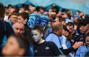 1 October 2016; Dublin supporters in Hill 16 ahead of the GAA Football All-Ireland Senior Championship Final Replay match between Dublin and Mayo at Croke Park in Dublin. Photo by Cody Glenn/Sportsfile