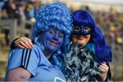 1 October 2016; Dublin supporters Ger Foster, left, and Lisa Brennan, from Tallaght, on Hill 16 ahead of the GAA Football All-Ireland Senior Championship Final Replay match between Dublin and Mayo at Croke Park in Dublin. Photo by Cody Glenn/Sportsfile