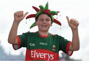 1 October 2016; Mayo supporter Eoghan Syron, age 13, from Lahardane, Co Mayo, ahead of the GAA Football All-Ireland Senior Championship Final Replay match between Dublin and Mayo at Croke Park in Dublin. Photo by Cody Glenn/Sportsfile