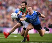 1 October 2016; Ciarán Kilkenny of Dublin in action against Diarmuid O'Connor of Mayo during the GAA Football All-Ireland Senior Championship Final Replay match between Dublin and Mayo at Croke Park in Dublin. Photo by Stephen McCarthy/Sportsfile